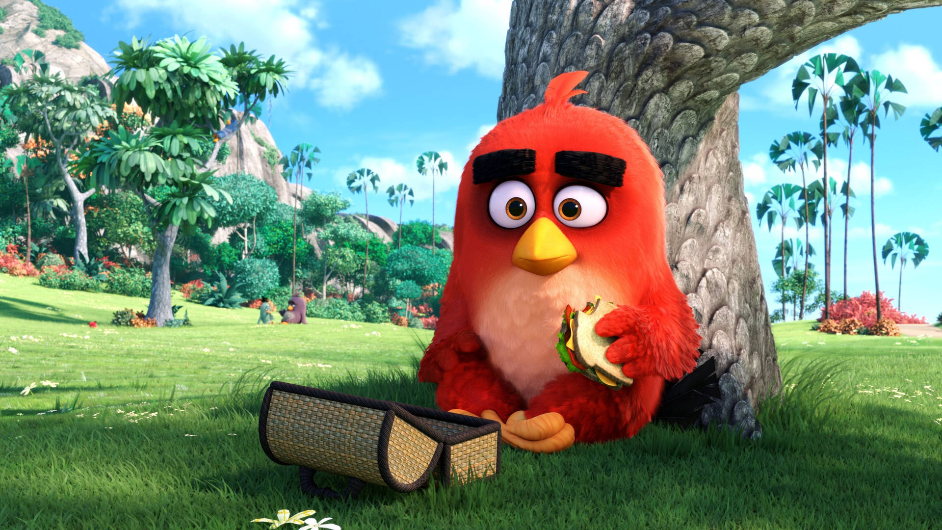 Download Outdoor Scene In The Angry Birds Movie Wallpaper 