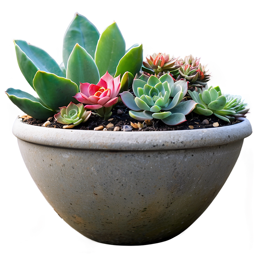 Outdoor Succulent Arrangements Png 06212024 PNG