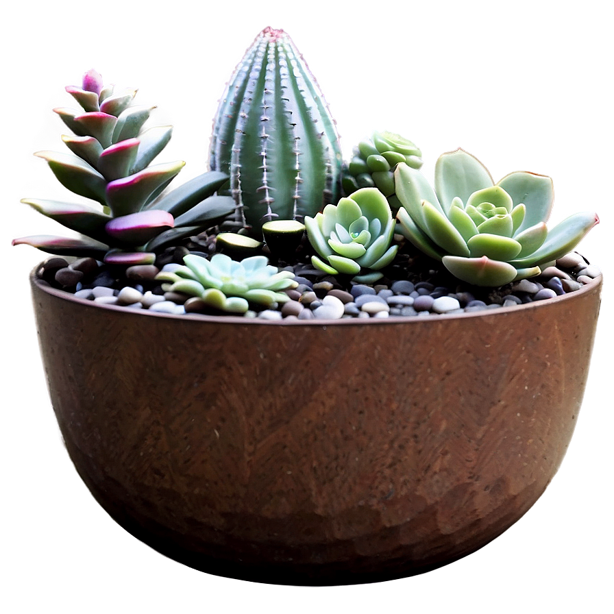 Outdoor Succulent Arrangements Png Lht PNG