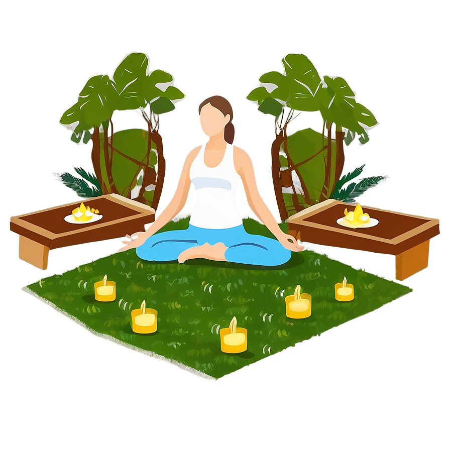 Outdoor Yoga Serenity Png 90 PNG