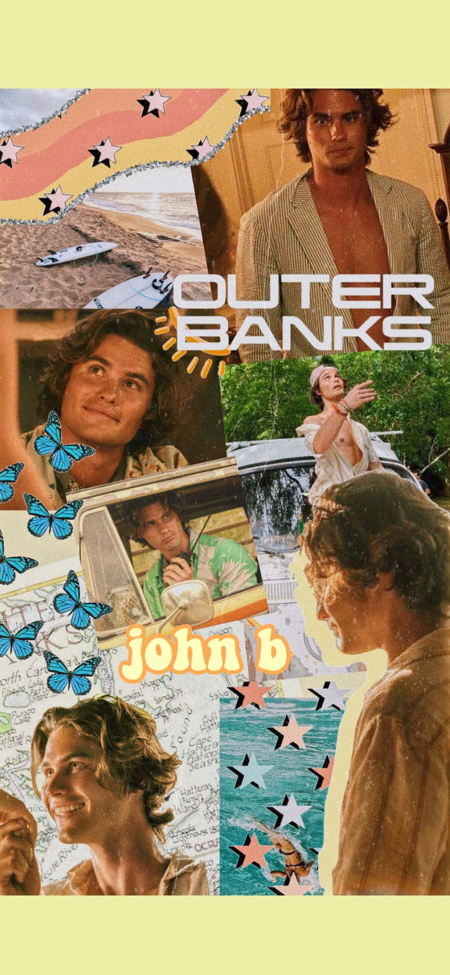 Outer Banks John B Collage Wallpaper