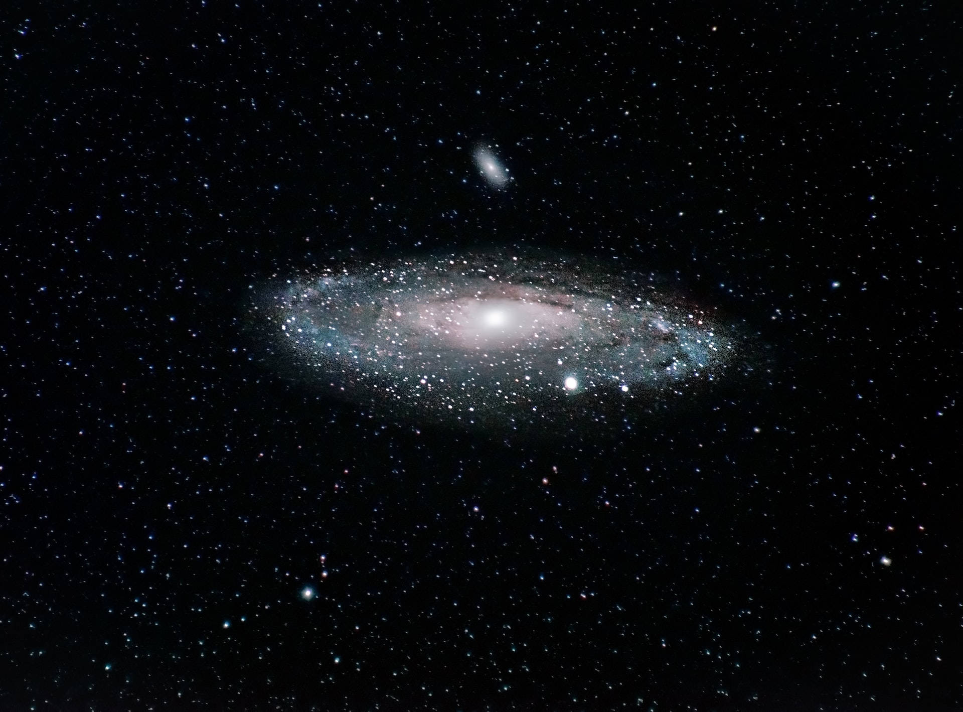 Stunning View of the Andromeda Galaxy Wallpaper