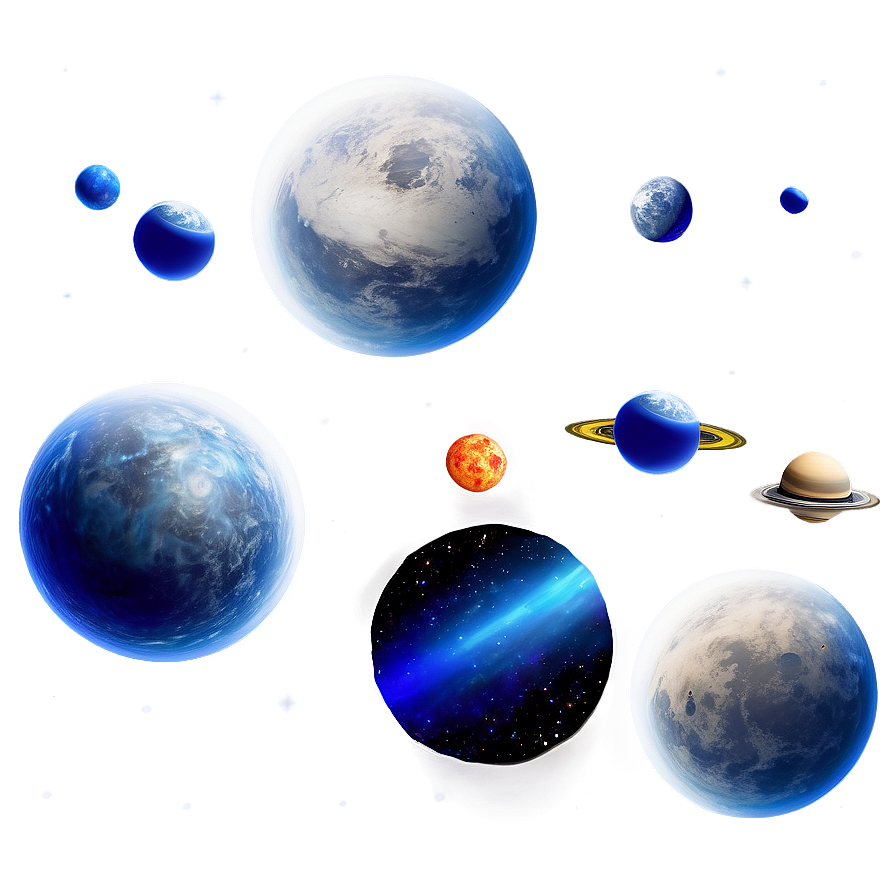 Outer Space Scene Png 05032024 PNG