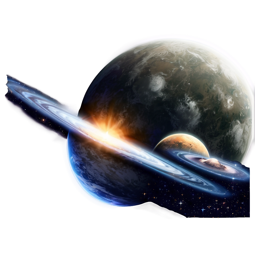 Outer Space Scene Png Whk PNG