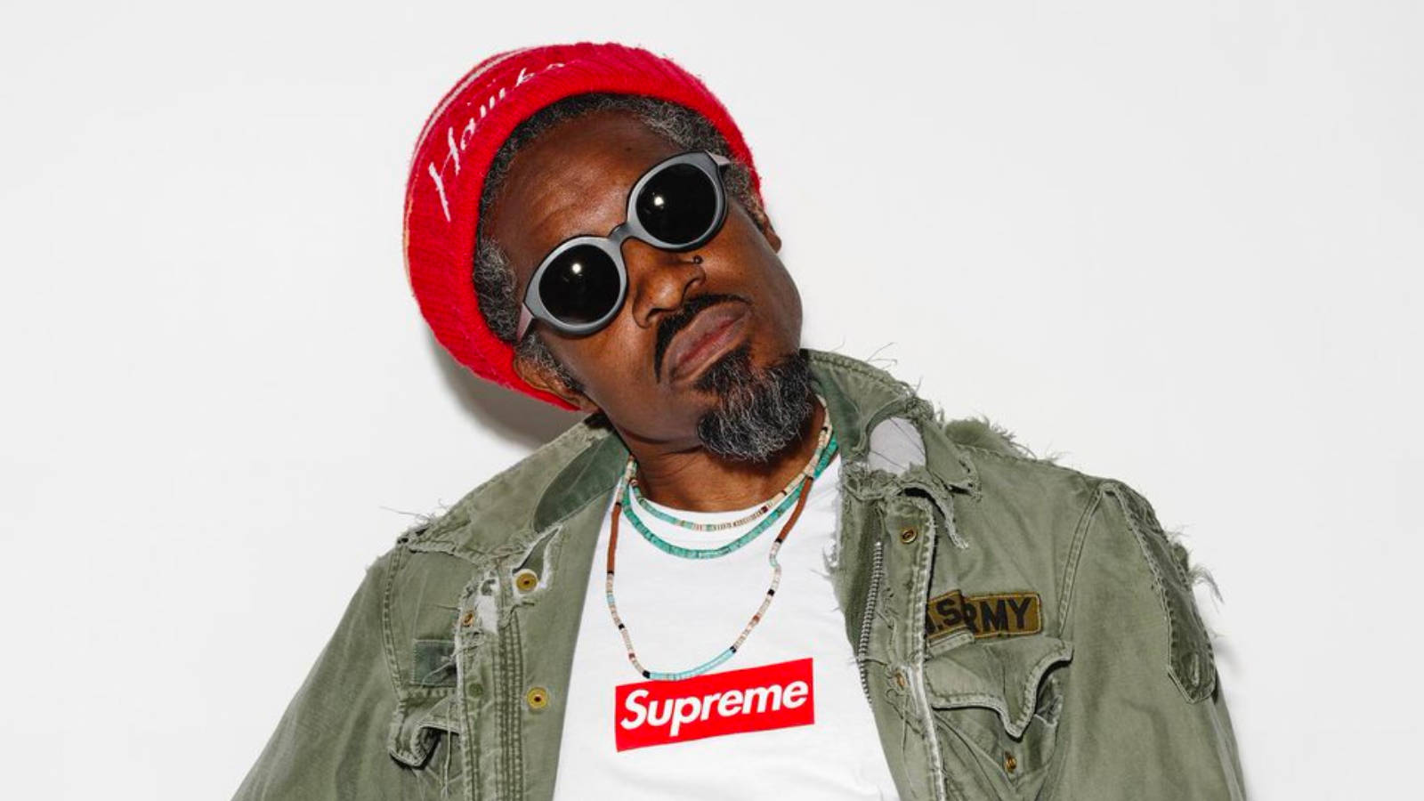 Outkast Andre 3000 Supreme Photoshoot Background