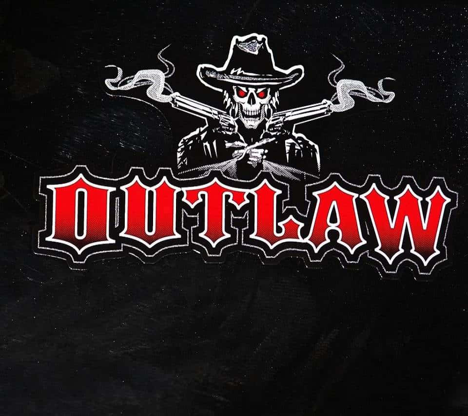 Outlaw Cowboy Skull Graphic · Creative Fabrica