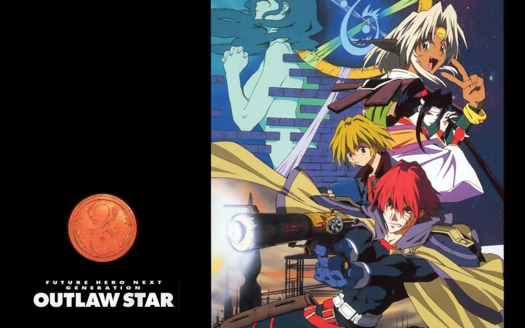 The Crew of Outlaw Star Go on an Intergalactic Adventure Wallpaper