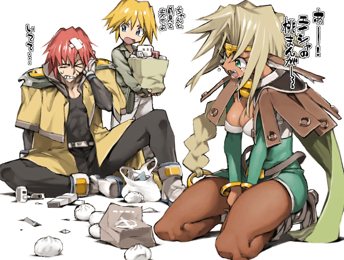 Outlaw Star Personages Frustratie Achtergrond