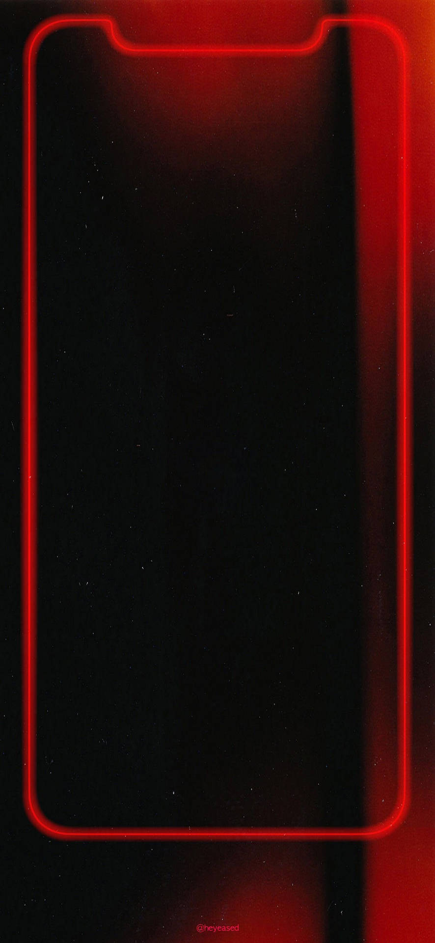 Outline Red Line Iphone Wallpaper
