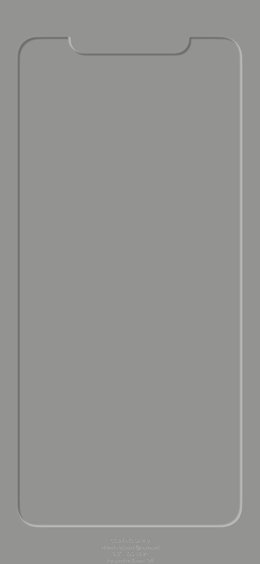 Outline 3d Dark Gray Display Iphone Wallpaper