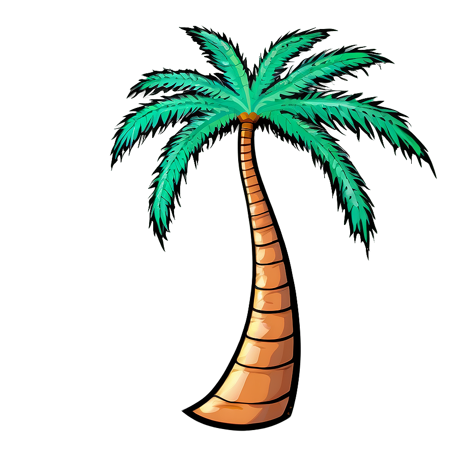 Download Outline Of Palm Trees Png 05042024 | Wallpapers.com