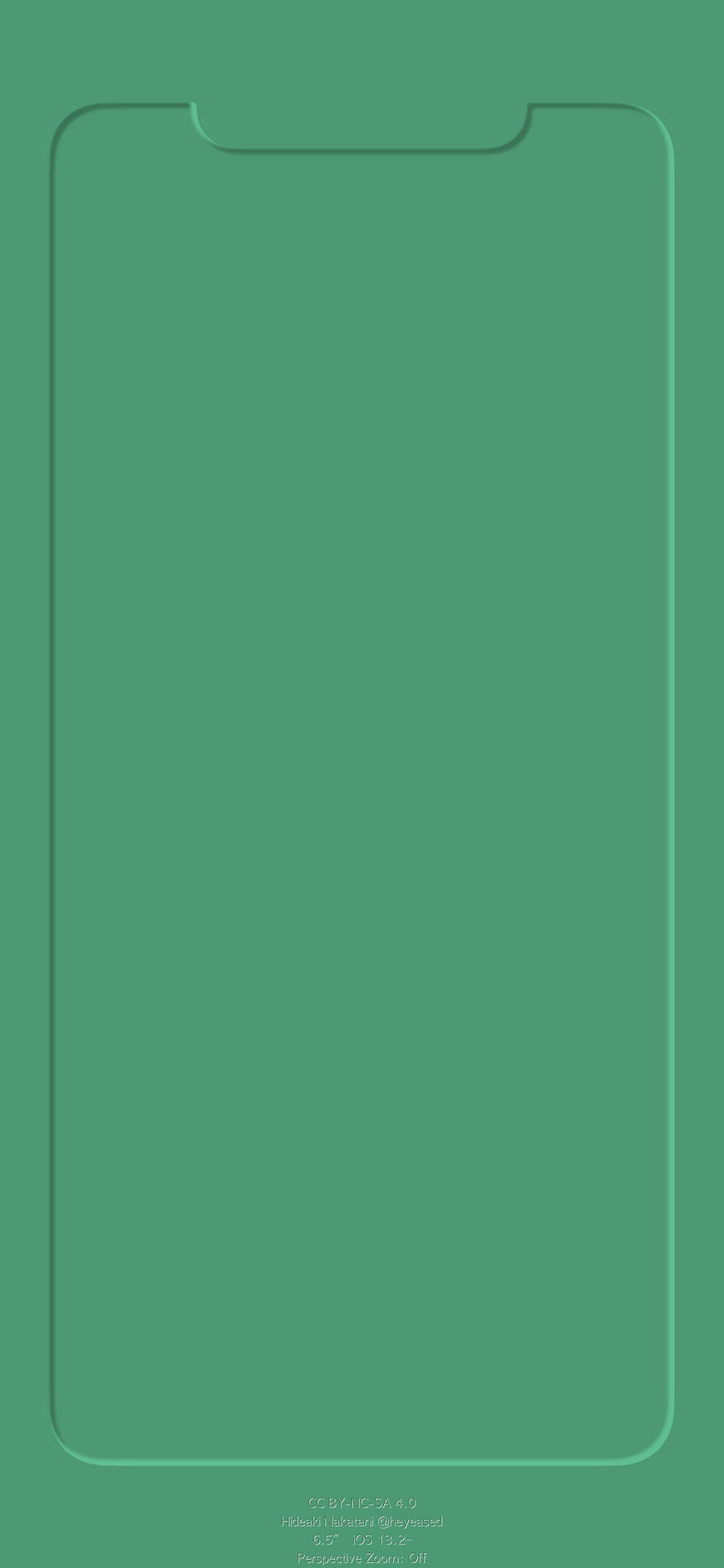 Outline 3d Green Display Iphone Wallpaper