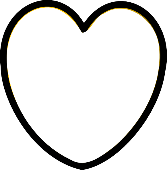 Outlined Heart Icon PNG