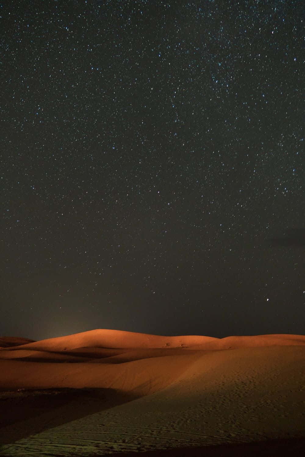 Sahara Desert Night Sky Outside Background