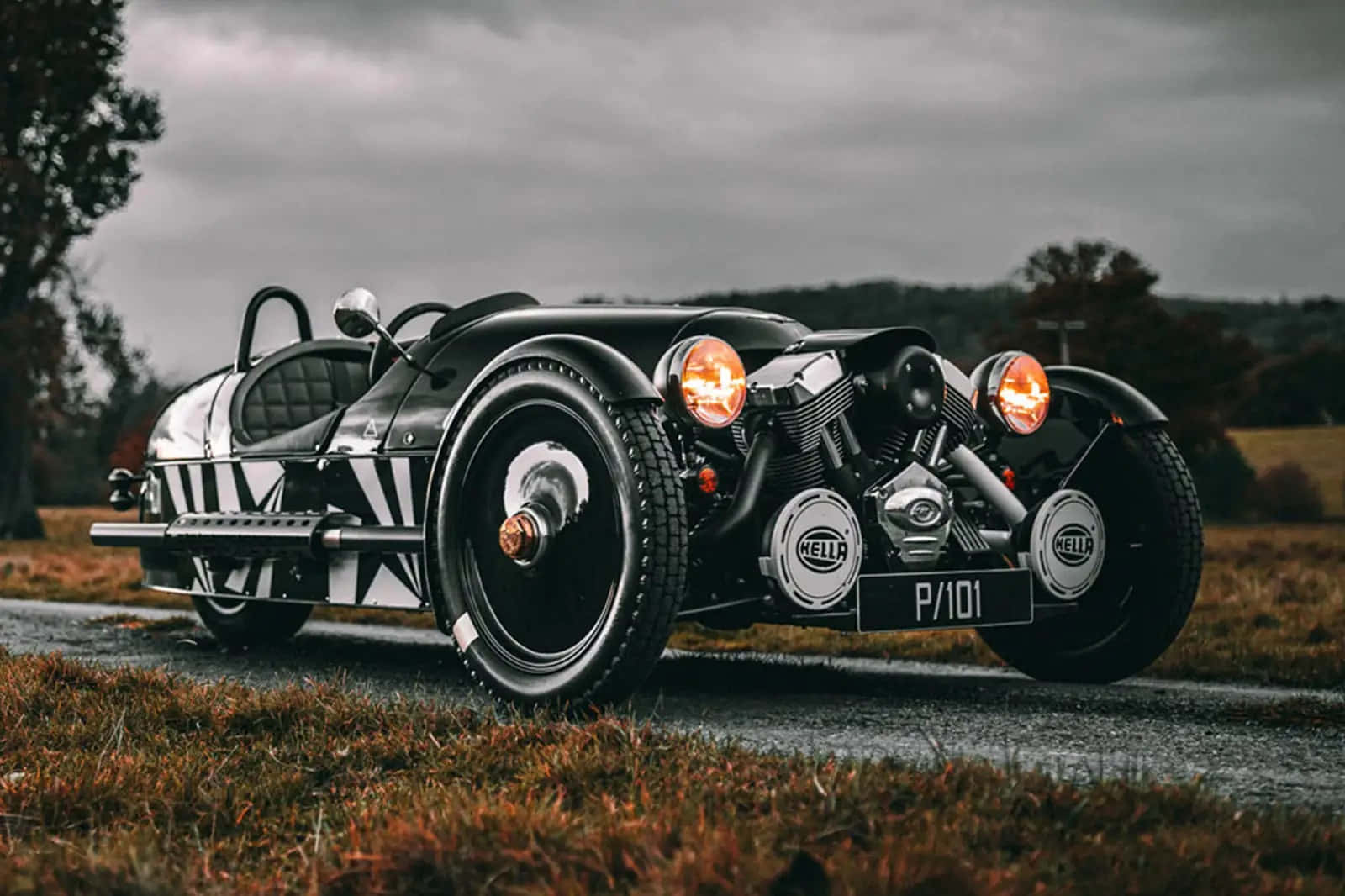 Outstanding Sporty Charm - Morgan 3 Wheeler Wallpaper