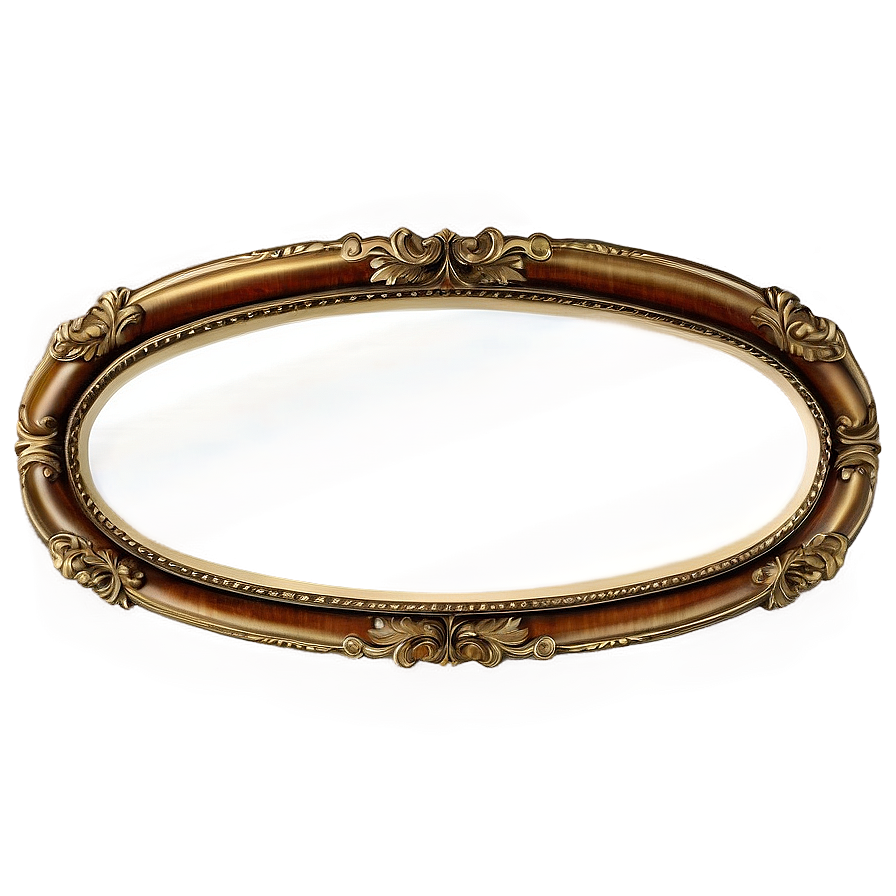 Oval Mirror Frame Png Vfn56 PNG