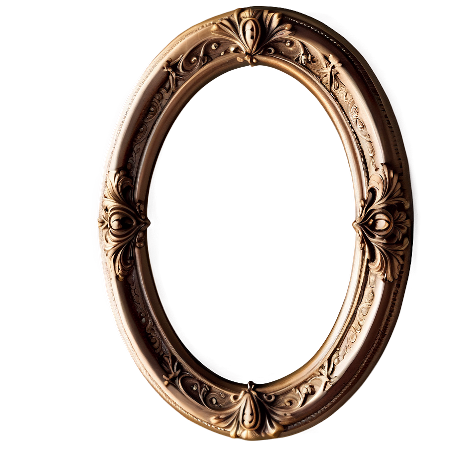 Oval Photo Frame Png 05252024 PNG