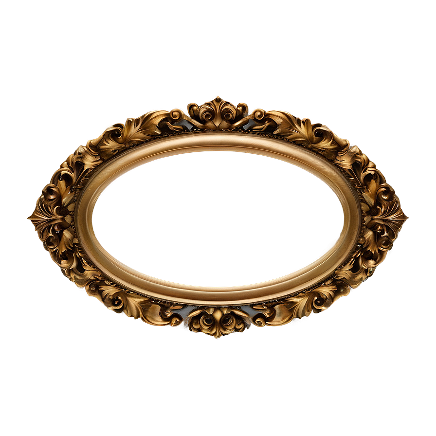 Oval Photo Frame Png Rgp PNG
