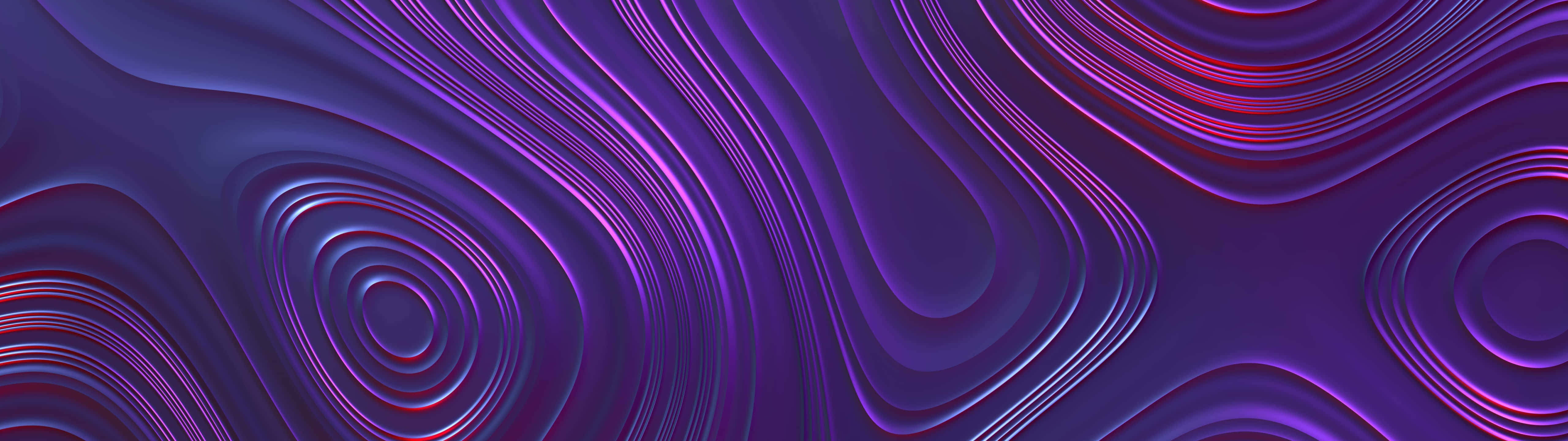 Oval Violet Swirls Wallpaper