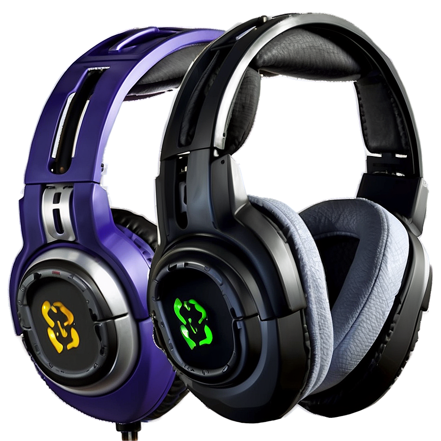 Over-ear Gamer Headphones Png 06132024 PNG