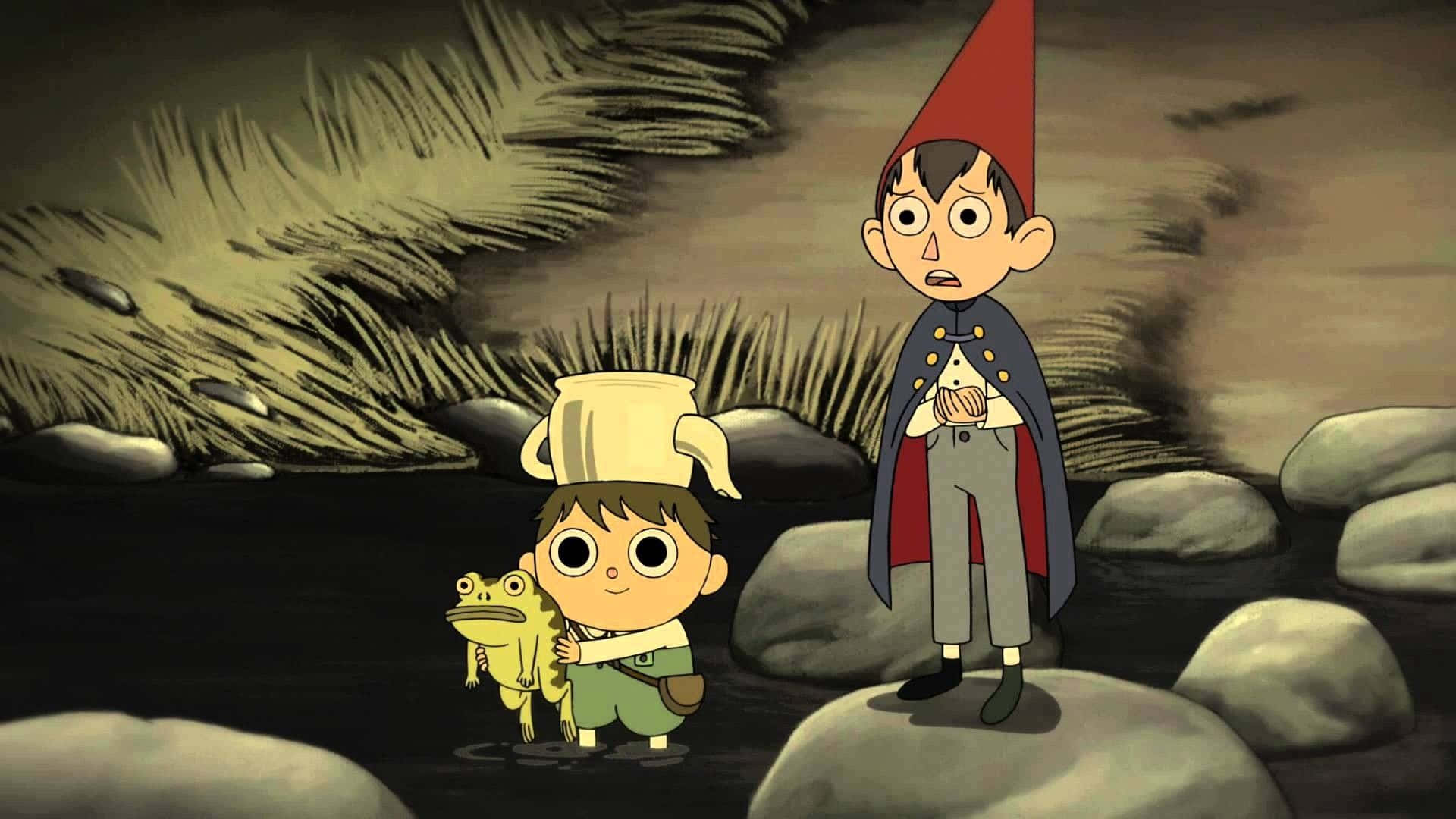 Wirt and Greg in their journey Over the Garden Wall