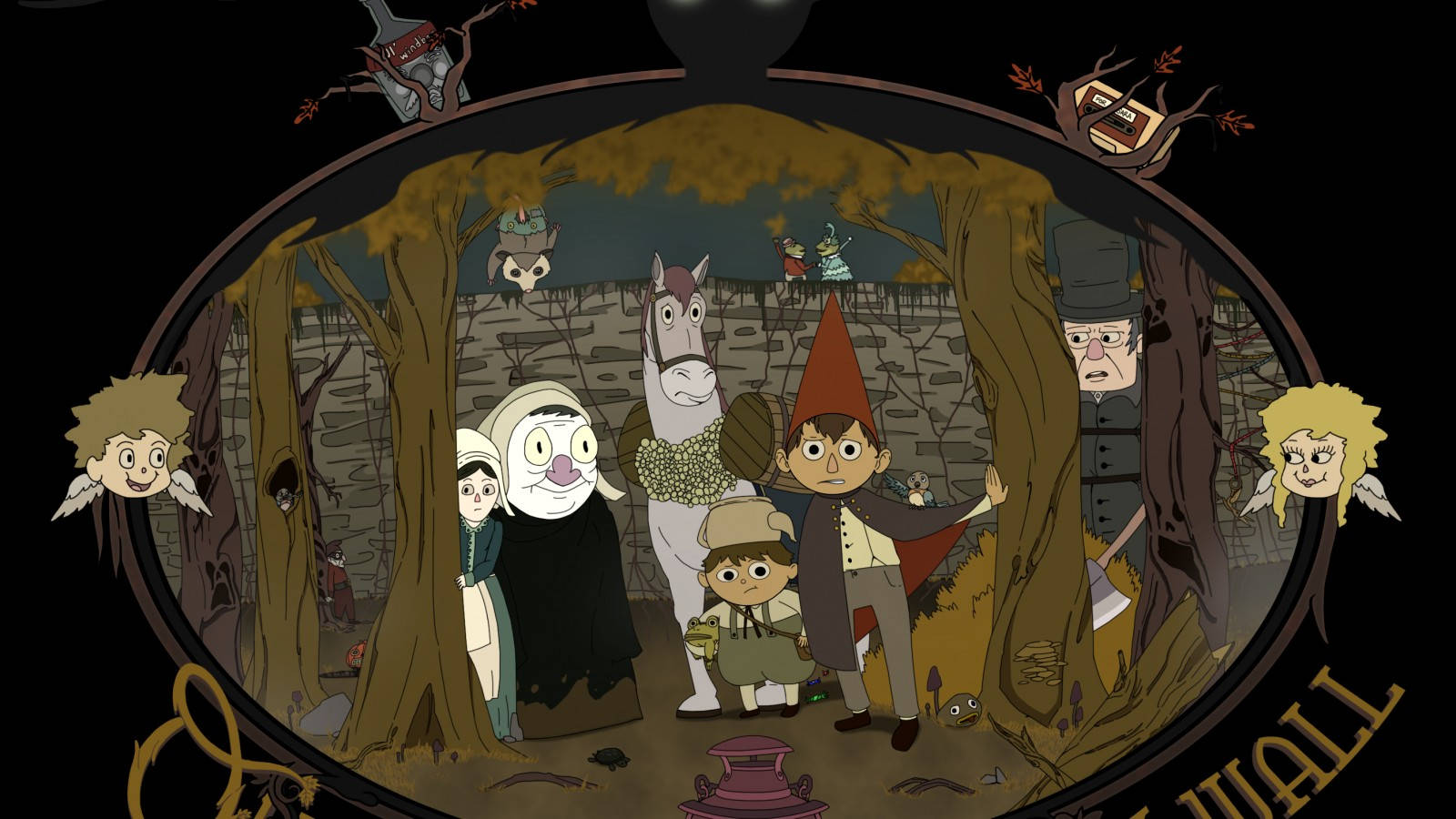 Over The Garden Wall Characters Wallpaper