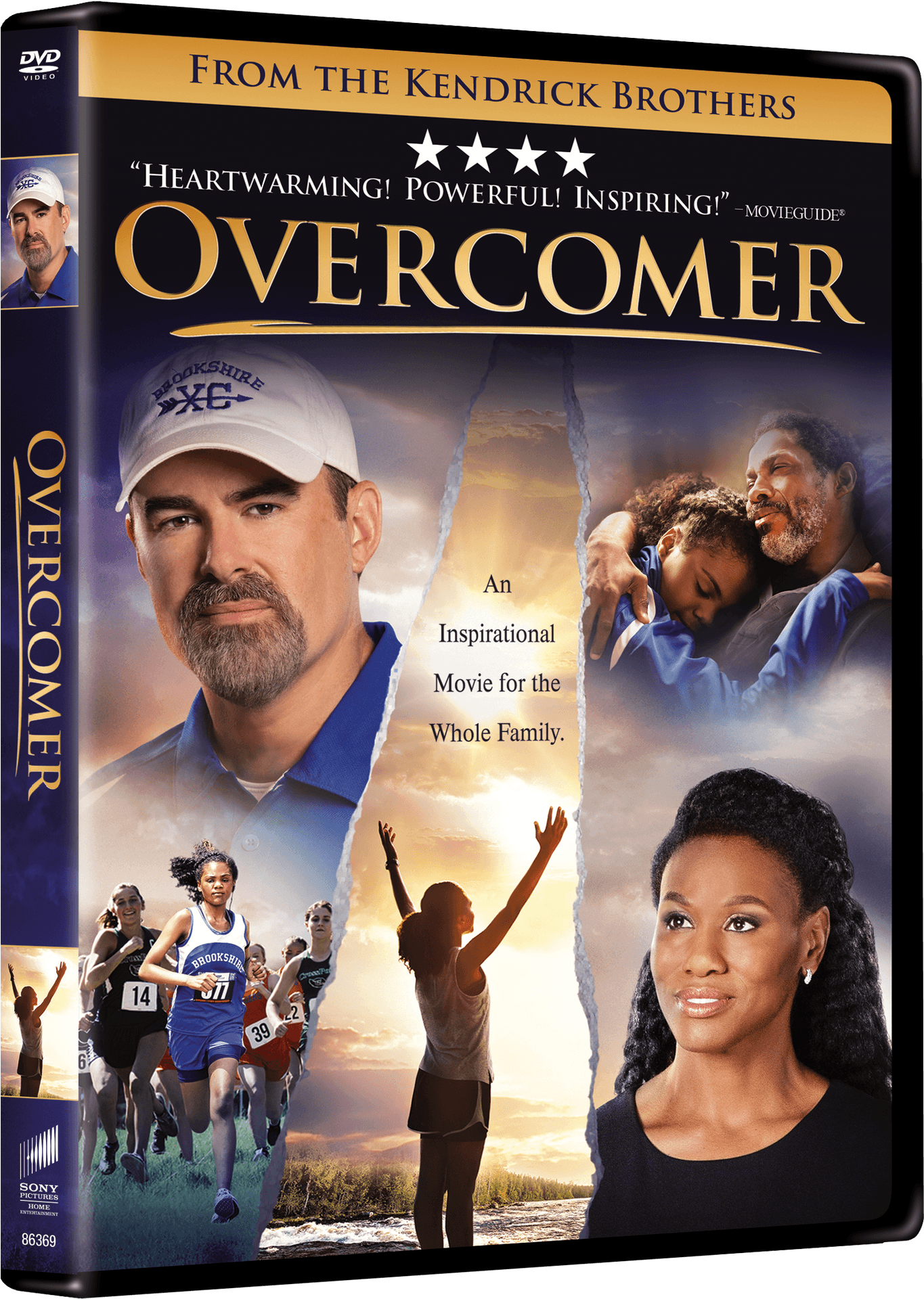 Overcomer D V D Cover Inspirational Family Movie PNG