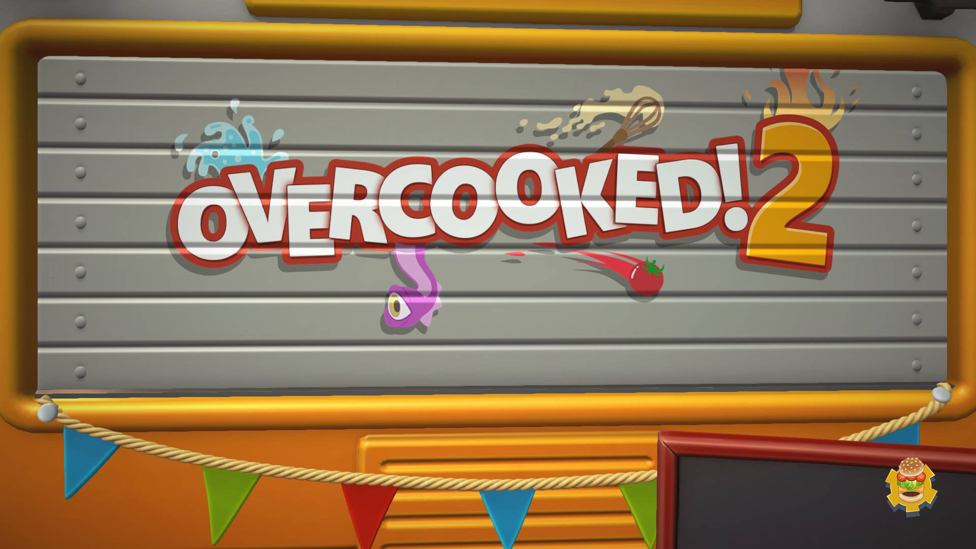 Overcooked 2 Truck Roll Up Wallpaper