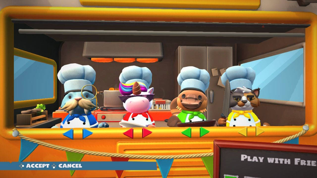 Overcooked Character Selection Wallpaper