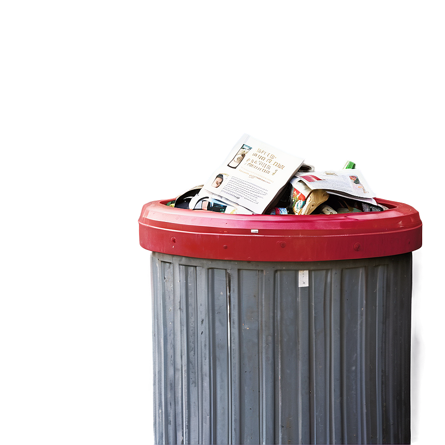 Overflowing Public Bin Png 66 PNG