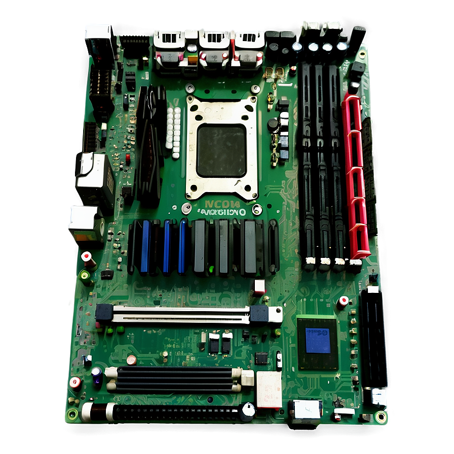 Overhead Motherboard View Png 06202024 PNG