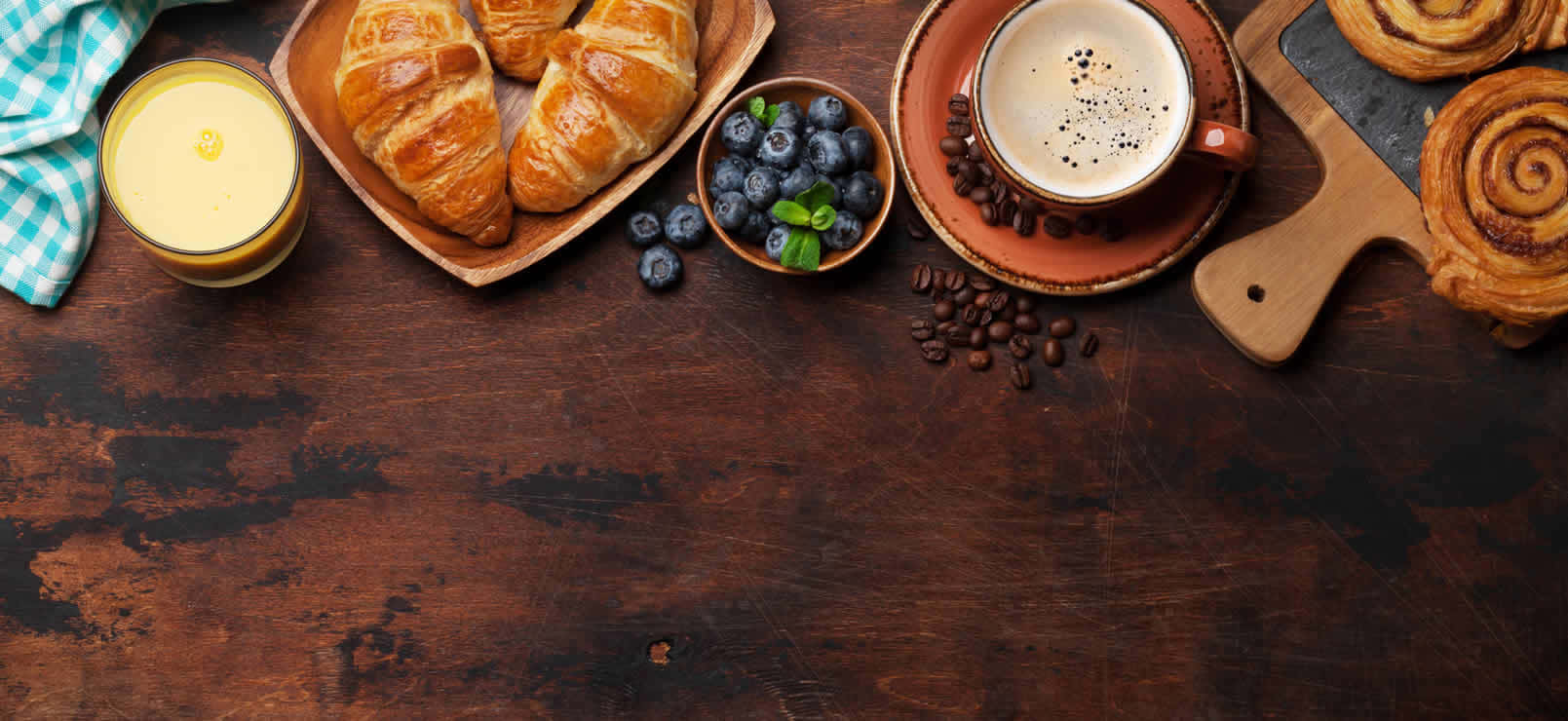 Overheerlijke Zondag Brunch Spread Achtergrond