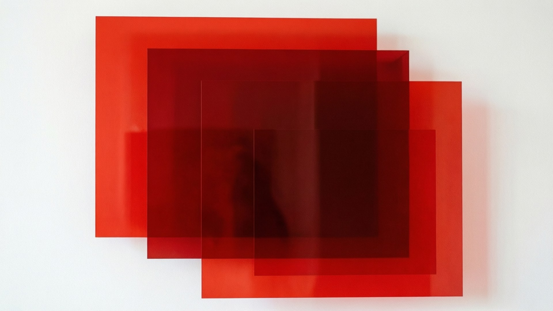 Overlapping Red Rectangles Wallpaper