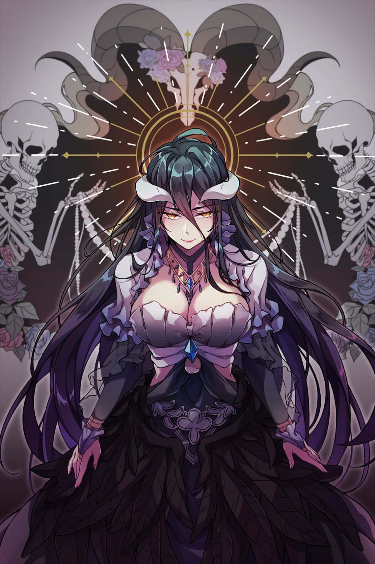 Overlord Albedo Fanfiction Billed-Tapet