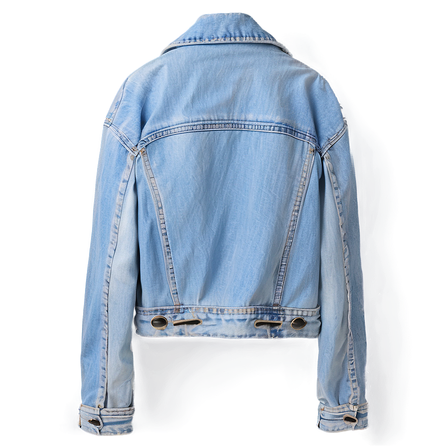 Oversized Denim Jacket Png Hwt30 PNG