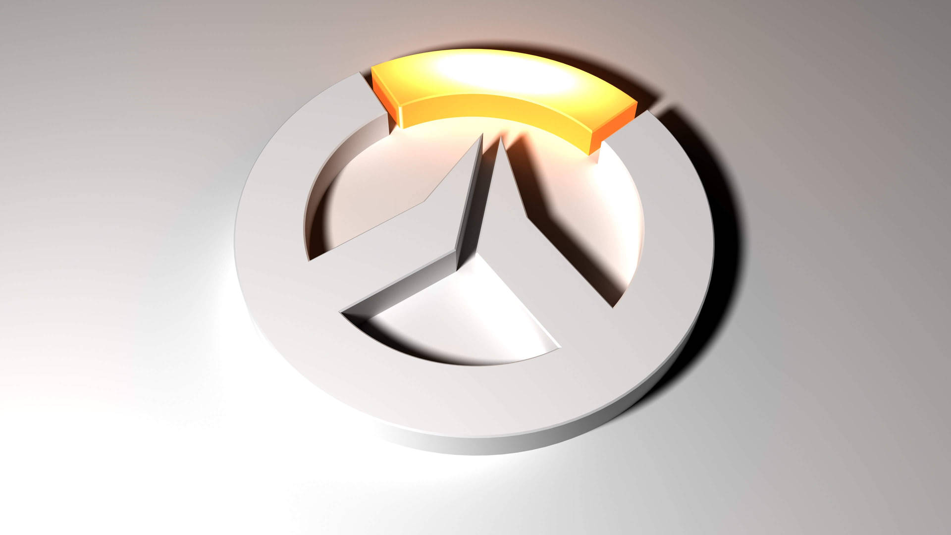 Overwatch 3D Gaming Logo Wallpaper