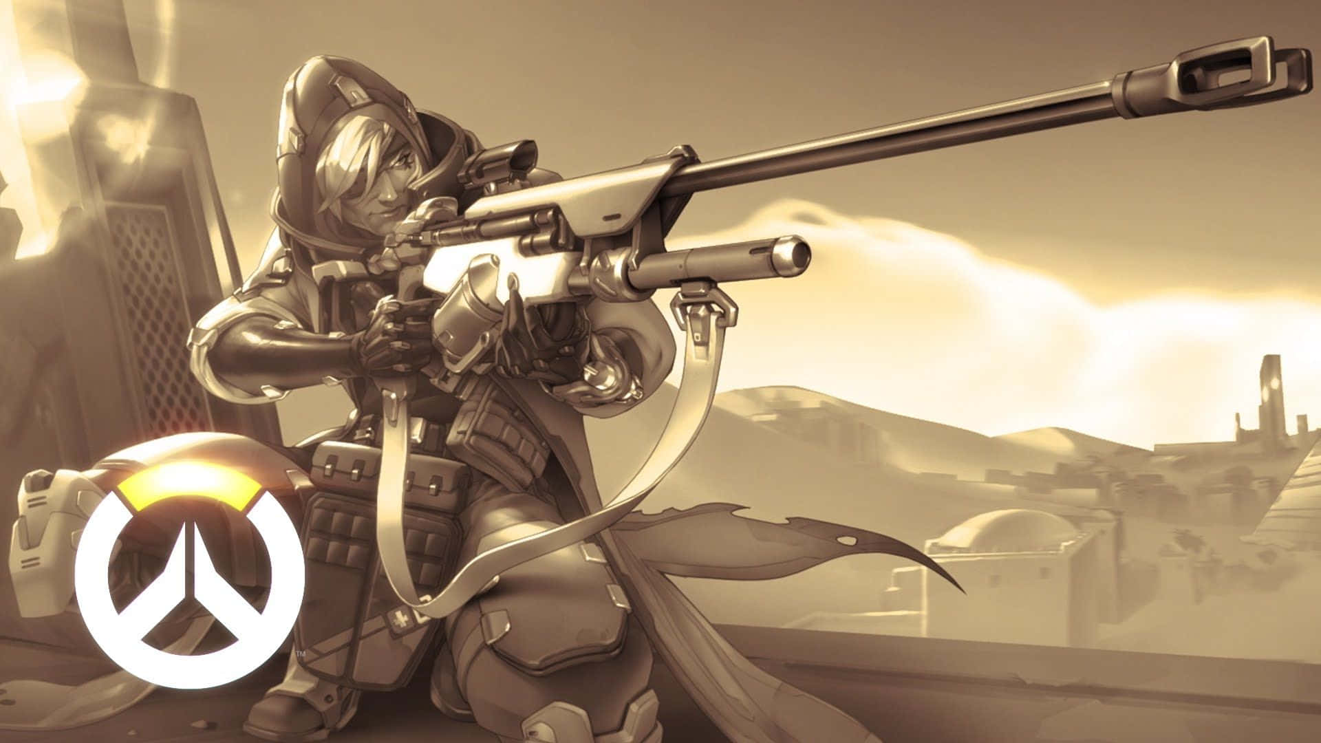 Overwatch Ana - The Stealthy Support Sniper Wallpaper