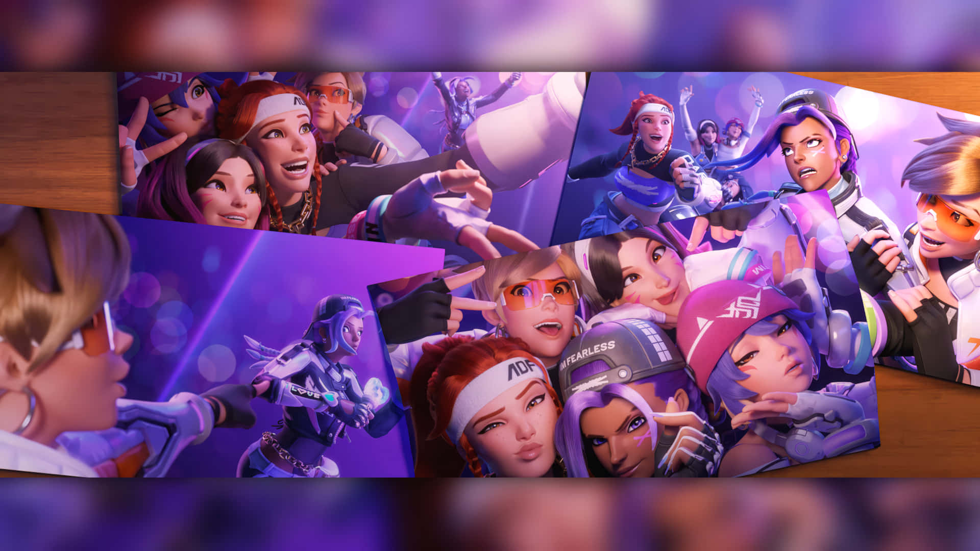 Overwatch Characters Collage Wallpaper