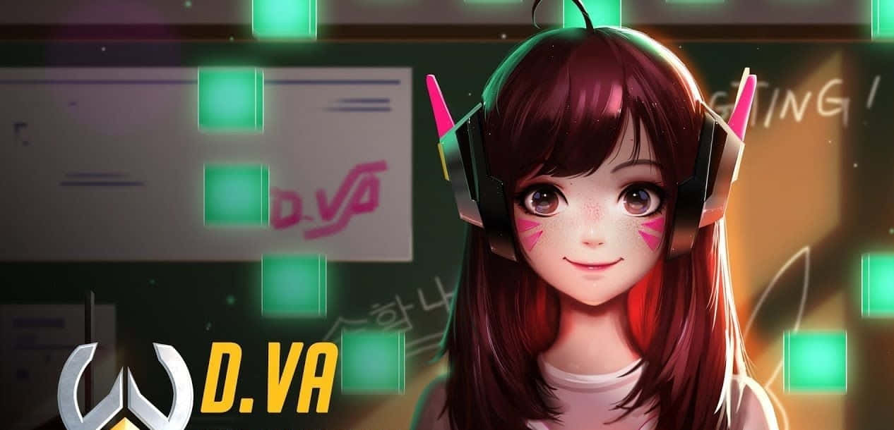 Fondode Pantalla De Alta Calidad Del Juego Overwatch Con D.va Fondo de pantalla