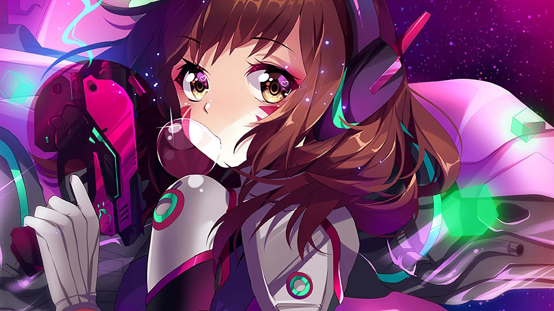 D.Va, the ultimate Overwatch gaming champion Wallpaper