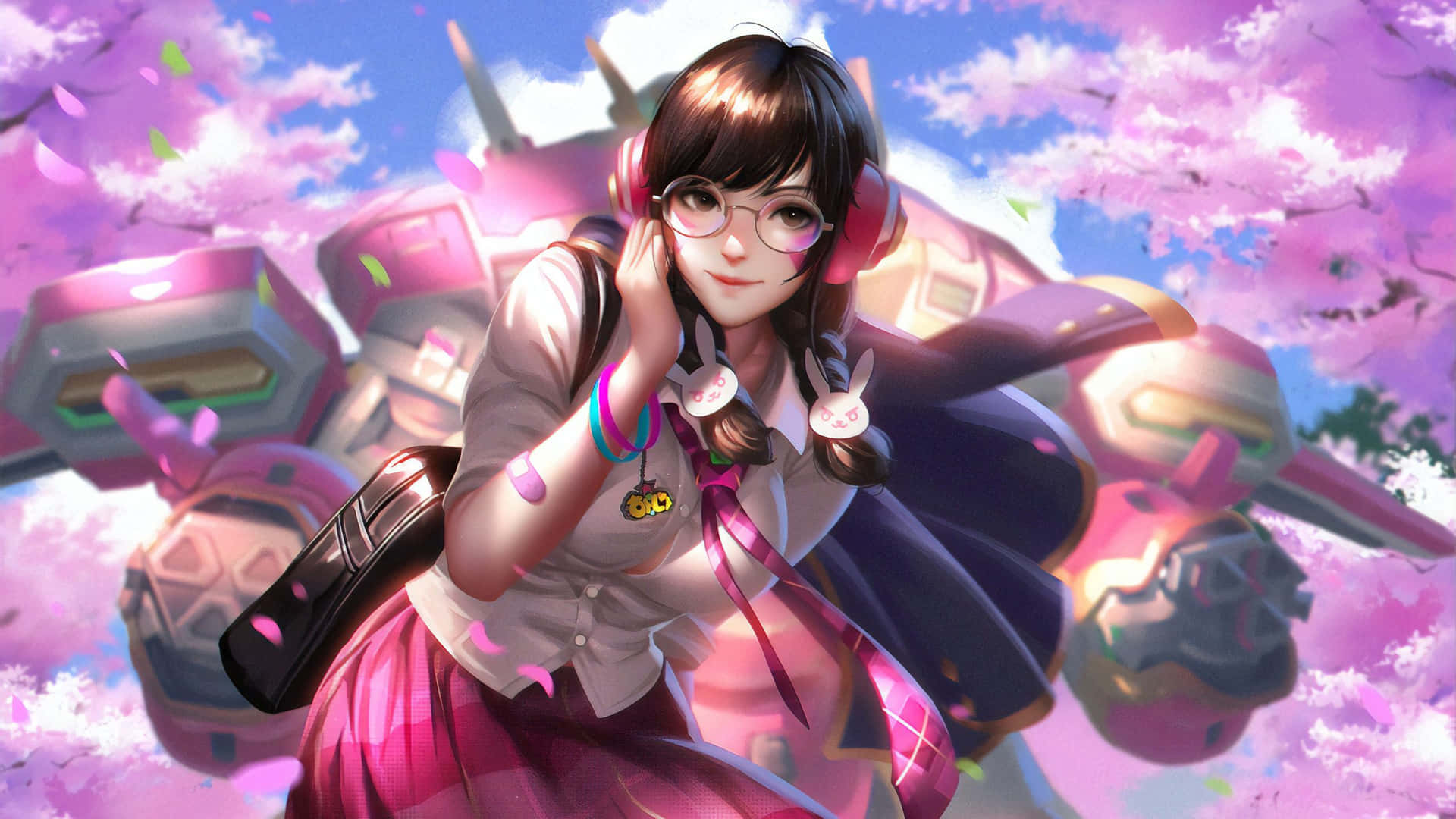Overwatch D.va - The Competitive Gaming Champion Wallpaper