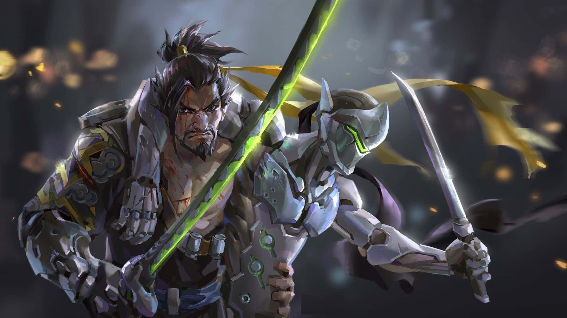 Hanzo, the Master Bowman of Overwatch Wallpaper