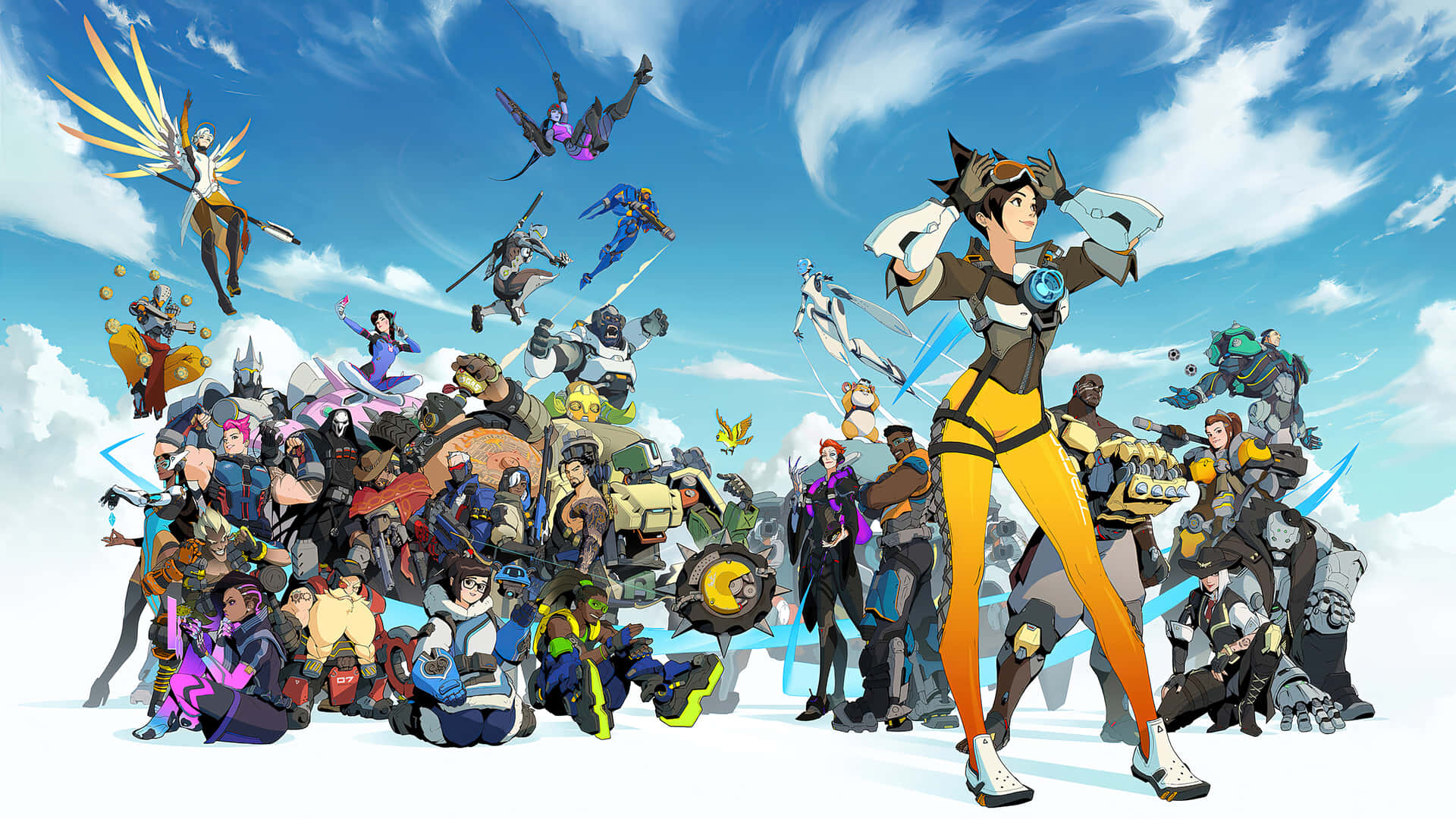 Overwatch Heroes Assemble For Battle Wallpaper