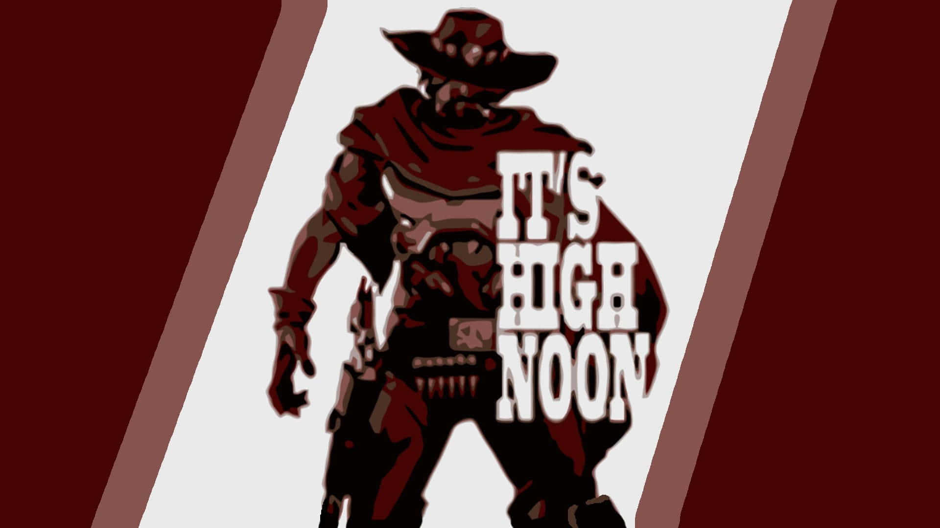 Overwatch hero, McCree, striking a pose in action Wallpaper