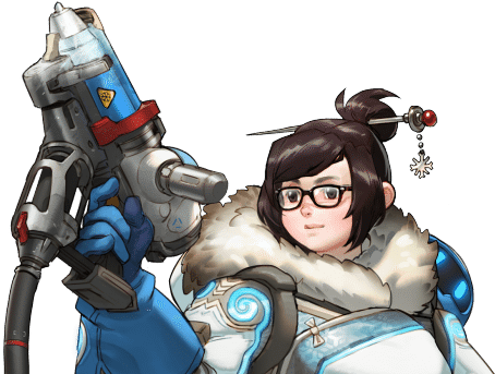 Overwatch Mei With Endothermic Blaster PNG