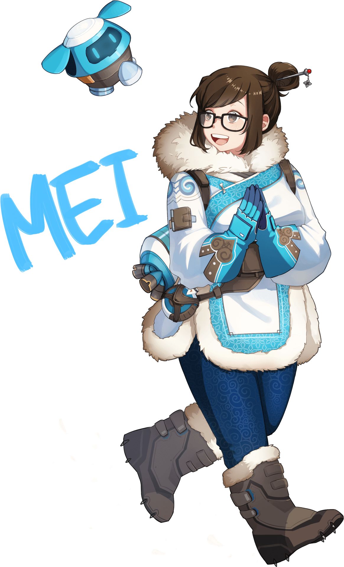 Overwatch Meiand Snowball PNG