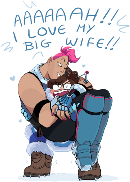 Overwatch Meiand Zarya Hug PNG