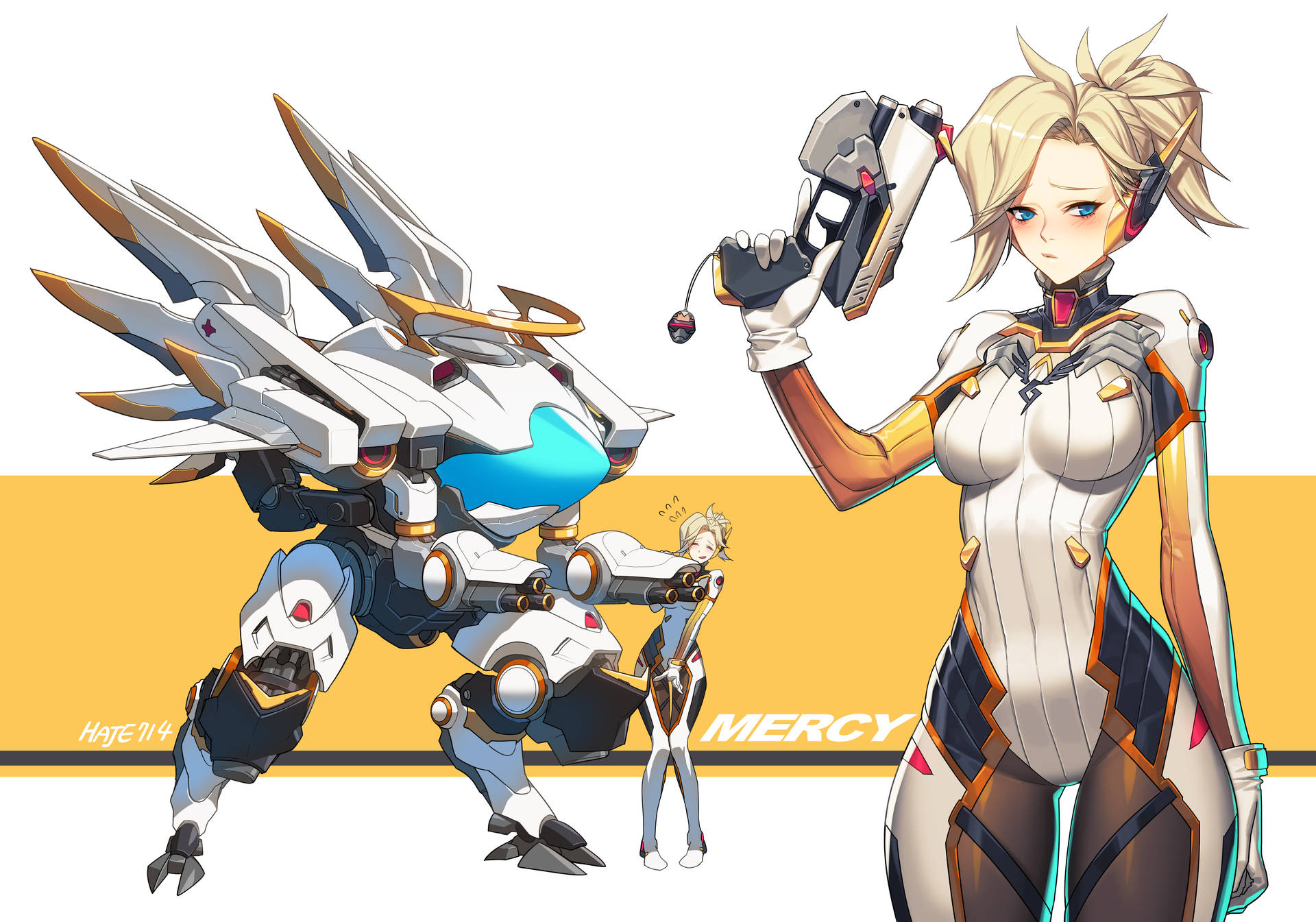 Overwatch Mercy 4k Gaming Picture