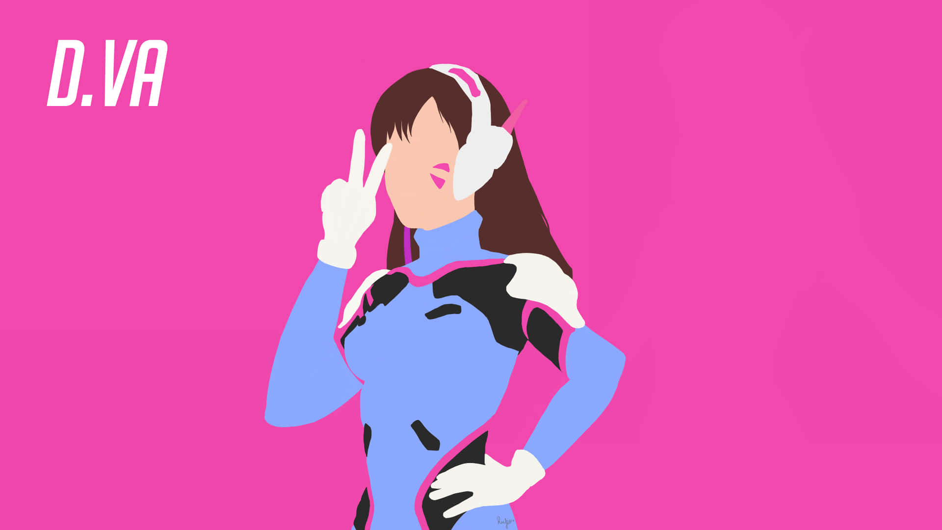 Overwatch Minimalist - A bold illustration of your favorite Overwatch heroes. Wallpaper