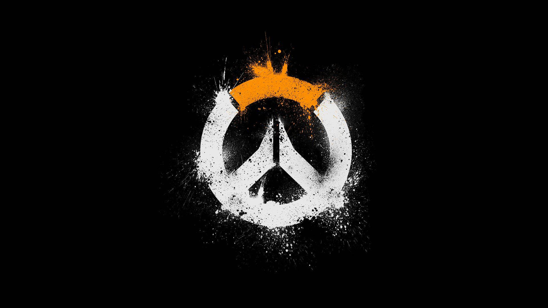 Overwatch Minimalist Logo Wallpaper